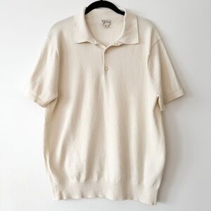 J.Crew | Ivory Sweater Polo